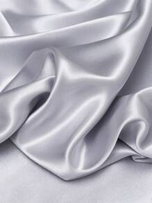 2入組彩色純色枕套，超柔軟滑順的聚酯纖維信封式枕套，適用於所有季節 - 淺灰色 - 查看 6