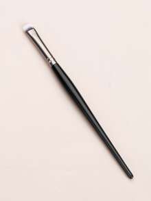 眼妝畫筆1入組木頭極簡便攜式多功能化妝刷化妝品化妝工具適用於初學者 - 黑色 - 查看 3