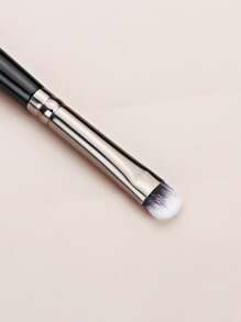 眼妝畫筆1入組木頭極簡便攜式多功能化妝刷化妝品化妝工具適用於初學者 - 黑色 - 查看 4