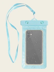 Waterproof Phone Bag - Baby Blue - View 2