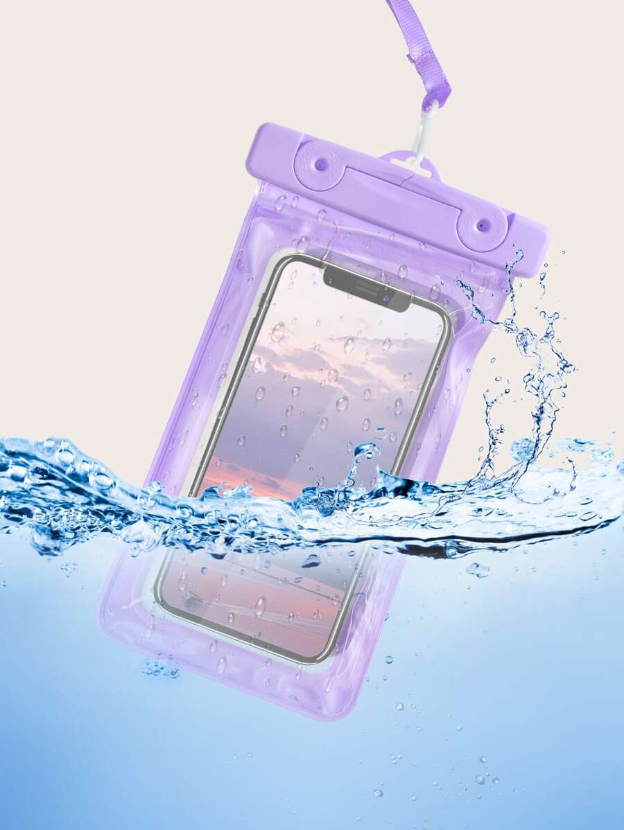 Waterproof Phone Bag - Lilac Purple - View 1
