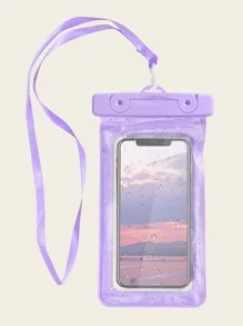 Waterproof Phone Bag - Lilac Purple - View 3