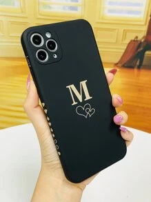 Heart Pattern Phone Case Compatible With IPhone 11,IPhone 13,IPhone 14 Pro Max - Black - View 6