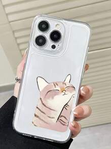 貓樣式手機外殼 - 無色 - 查看 4