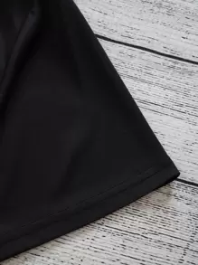 Hombres Camiseta con estampado de rosa