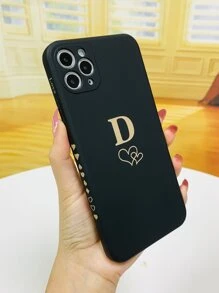Etui na telefon w serca i litery