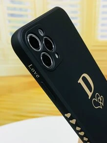 Etui na telefon w serca i litery