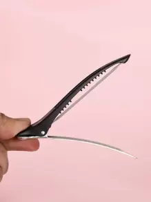 6 buc/pachet cleme de păr negre din crocodil, clemă de păr din aligator pentru secționare instrumente de păr, produse și accesorii pentru păr pentru salon de frizerie Frumusețe Înapoi la școală, articole esențiale pentru călătorii și vacanțe, accesorii de păr pentru femei, perie cu spate neted, accesorii de frizerie, uscător de păr, păr, frizerie, instrumente de păr, produse pentru păr, perie de păr, produse pentru păr creț, echipamente de coafură, foarfece de tuns, Crăciun, frizerie, coafură, uscător de păr, perie de păr, frizerie, echipamente de coafură, coafură, coafură, accesorii de frizerie, frizerie, echipamente de coafură - Negru - Vizualizare 6