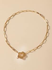 Vòng cổ trang trí hoa - Vàng - Xem 3