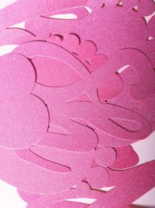 1pc Baby Shower Party Glitter Banner - Pink - View 5