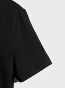 Manfinity BRENVOR Men T-Shirts Fit Crew Neck Short Sleeve Graphic Tee Funny Fashion Men Clothes Summer