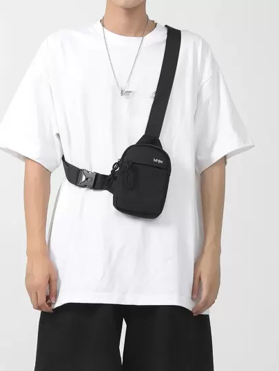 Mini Chest Bag For Phone With Key Pouch Square Bags Sling Bag Side Bag For Travel Vacation Sport School Business Lightweight Gift Fanny Pack S Outdoor Present Valentines Gifts College Bag Thanksgiving Purse Holiday Storage Bag Messenger Bag Shoulder Bag Rider Bag Black Bag Hiking Student Large Capacity Multi-Functional Portable Fashionable Casual Bag For Men Christmas Gifts For Men Summer Back To School The Sporty Life Summer Bag Spring Break Bag Pack Belt Bag Waist Bag School Supplies