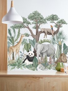 Hình dán tường động vật - Nhiều màu - Xem 2