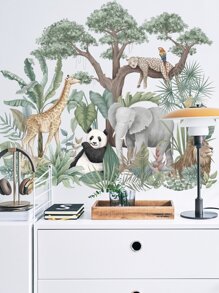 Hình dán tường động vật - Nhiều màu - Xem 4