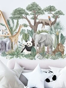 Hình dán tường động vật - Nhiều màu - Xem 5