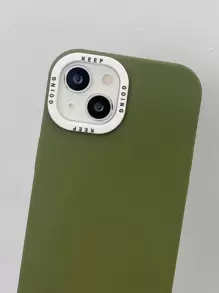 Funda de móvil unicolor con acollador - Verde militar - Ver 6