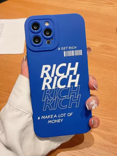 Funda para móvil con estampado de letra