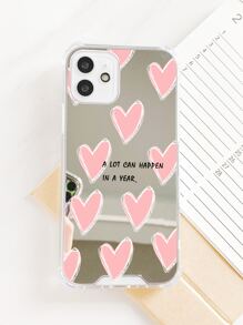 Ốp điện thoại tráng gương hình trái tim Tương thích với iPhone 11,IPhone 13,IPhone 14 Pro Max - Nhiều màu - Xem 3