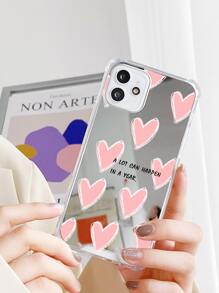 Ốp điện thoại tráng gương hình trái tim Tương thích với iPhone 11,IPhone 13,IPhone 14 Pro Max - Nhiều màu - Xem 4