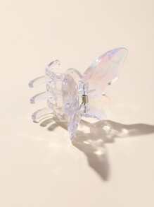 Butterfly Shaped Hair Claw - Multicolor - View 3