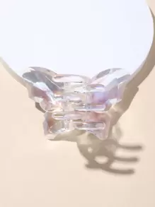 Butterfly Shaped Hair Claw - Multicolor - View 4