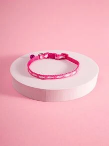 5入組隨機色骨圖案寵物項圈 - 彩色 - 查看 2