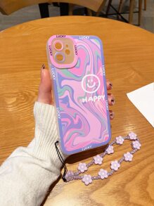 Vỏ điện thoại được sắp xếp hợp lý trừu tượng có dây buộc - Nhiều màu - Xem 2