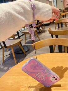 Vỏ điện thoại được sắp xếp hợp lý trừu tượng có dây buộc - Nhiều màu - Xem 3