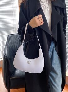 Butterfly Decor Bag - White - View 4