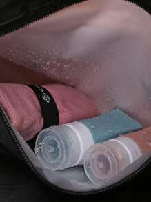 JIAKALIE 1pc Letter Graphic Training Bag - Dusty Blue - View 4