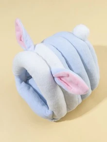 1 pieza Cama para mascotas con diseño de conejo de dibujos animados - Azul y blanco - Ver 4