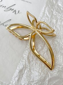 DAZY Butterfly Shape Hair Claw Street Claw Clips Hair Clips Hair Jaw Clip Hair Clamps Hair Clutch Hair Catcher Clip - Gold - View 3