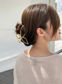 DAZY Butterfly Shape Hair Claw Street Claw Clips Hair Clips Hair Jaw Clip Hair Clamps Hair Clutch Hair Catcher Clip - Gold - View 5