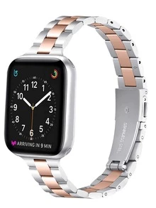 Correa de reloj de acero inoxidable compatible con Apple Watch - Multicolor - Ver 3