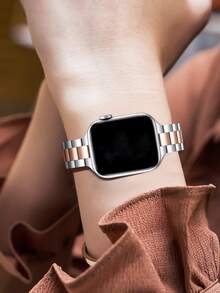 Correa de reloj de acero inoxidable compatible con Apple Watch - Multicolor - Ver 6