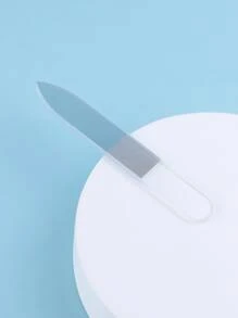 1入組納米玻璃指甲銼和指甲緩衝墊拋光器專業水晶美甲工具套件，適用於天然指甲 - 無色 - 查看 4