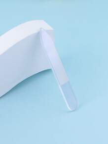 1入組納米玻璃指甲銼和指甲緩衝墊拋光器專業水晶美甲工具套件，適用於天然指甲 - 無色 - 查看 5