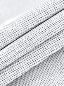 1pc Black & White Heart Microwave, Washing Machine, Refrigerator Dust Cover, Minimalist Modern White Linen-Like Material With Pockets, Multi-Purpose Dust Proof Cover For Microwave, Washing Machine, Refrigerator - Black and White - View 11