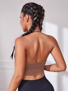 Menodora SHEIN Sport Sutien sport crop fără spate