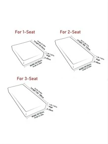 1入組格紋圖案有彈性沙發座套 - 淺灰色 - 查看 5