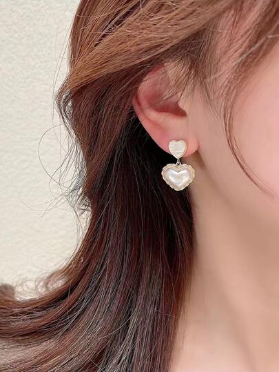 心形吊坠耳环 情人节、妈妈、母亲、母亲节、礼物