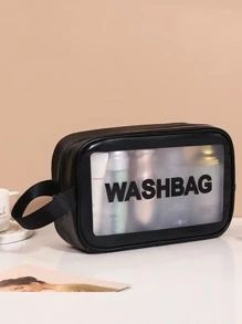 3入組旅行化妝品收納袋,大容量 - 黑色 - 查看 4