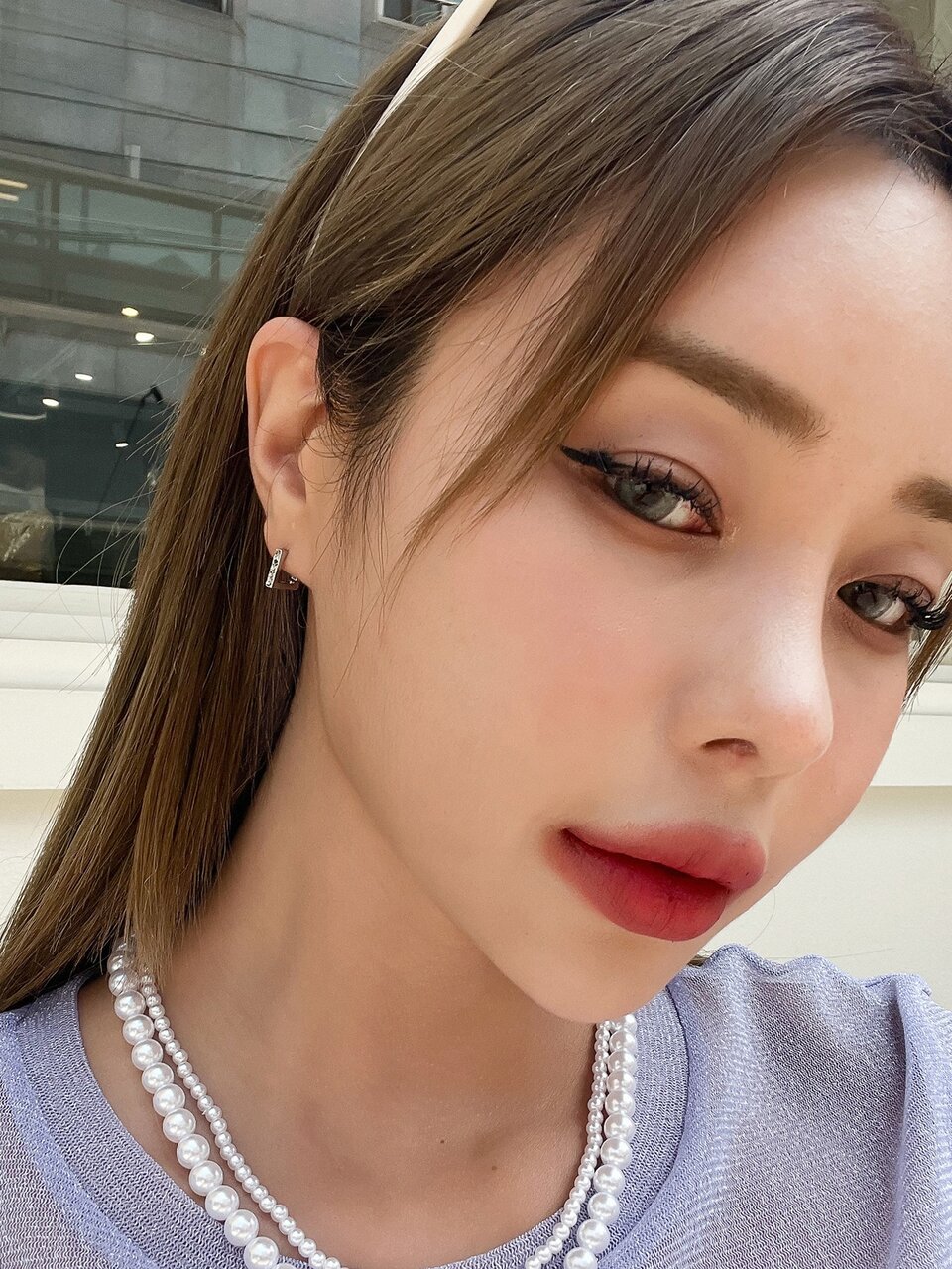 Geometric Design Hoop Earrings