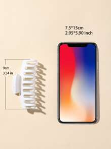 2入組素色髮爪 - 彩色 - 查看 7