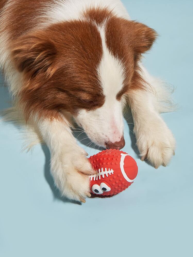 1 Piece צבע אקראי כדורגל עיצוב חיות מחמד סאונד Chase צעצוע - ריבוי צבעים - ראה 2