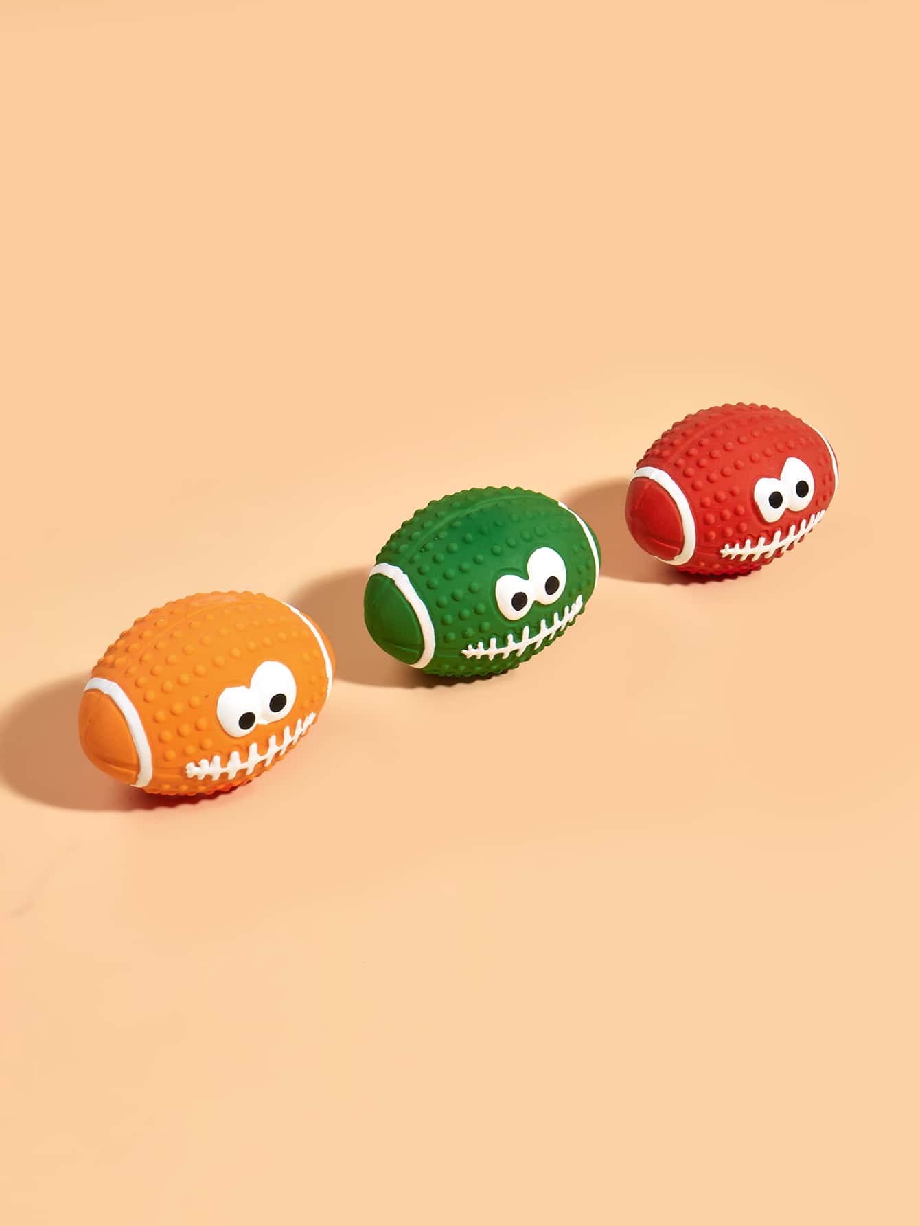 1 Piece צבע אקראי כדורגל עיצוב חיות מחמד סאונד Chase צעצוע - ריבוי צבעים - ראה 4