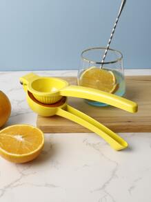 1pc Lemon Squeezer Press,Hand Juicer Kitchen Tool - Yellow - View 9