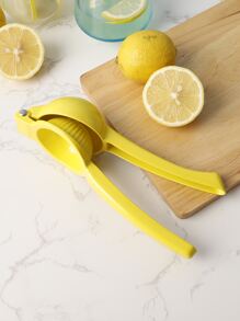 1pc Lemon Squeezer Press,Hand Juicer Kitchen Tool - Yellow - View 6