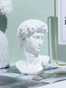 1 pieza Decoración figura - Blanco - Ver 2