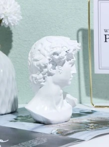 1 pieza Decoración figura - Blanco - Ver 3